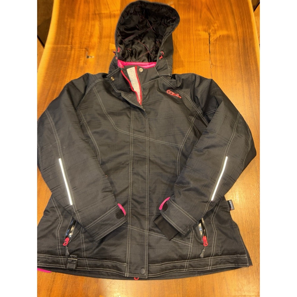 Castle X Women's Snowmobile Jacket - Pink/Black 1W XL